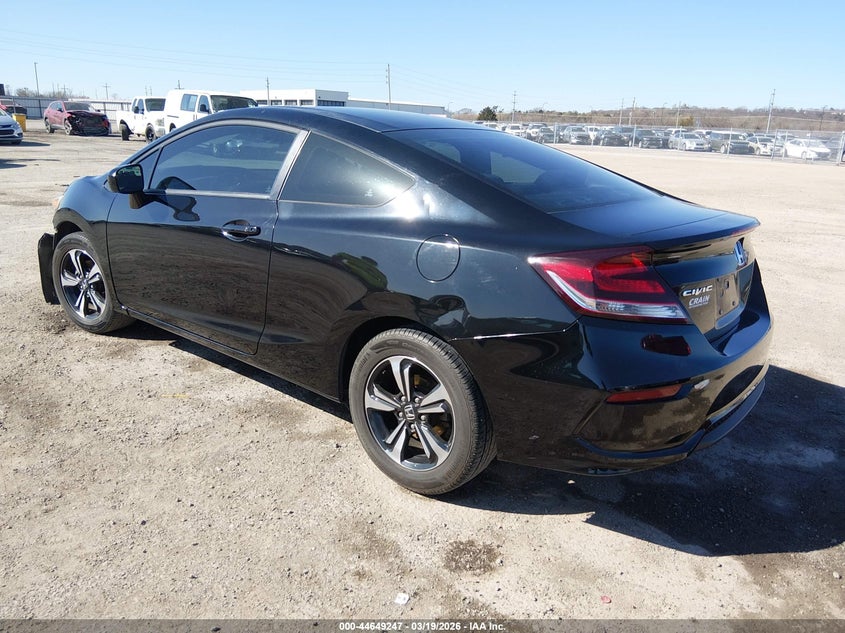 2015 Honda Civic VIN 2HGFG3B80FH515225 IAAI salvage auction — FRONT END, Salvage Title, sold $1,050 on 2026-07-22 (photo 3)
