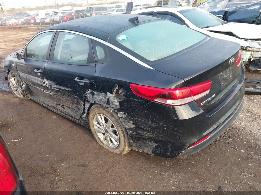 2016 Kia Optima VIN 5XXGT4L39GG115160 IAAI salvage auction — LEFT & RIGHT, Salvage Title, sold $375 on 2026-07-23 (photo 3)