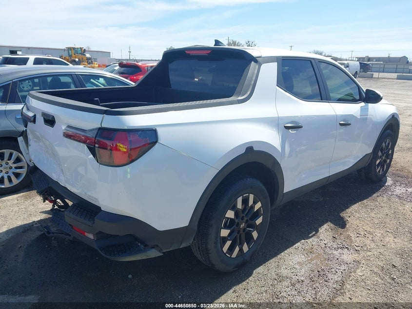 2025 Hyundai Santa cruz VIN 5NTJA4DE6SH151477 IAAI salvage auction — REAR END, Wait Title, sold $25 on 2026-07-21 (photo 4)