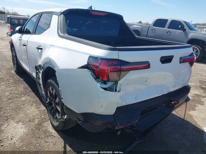 2025 Hyundai Santa cruz VIN 5NTJA4DE6SH151477 IAAI salvage auction — REAR END, Wait Title, sold $25 on 2026-07-21 (photo 6)