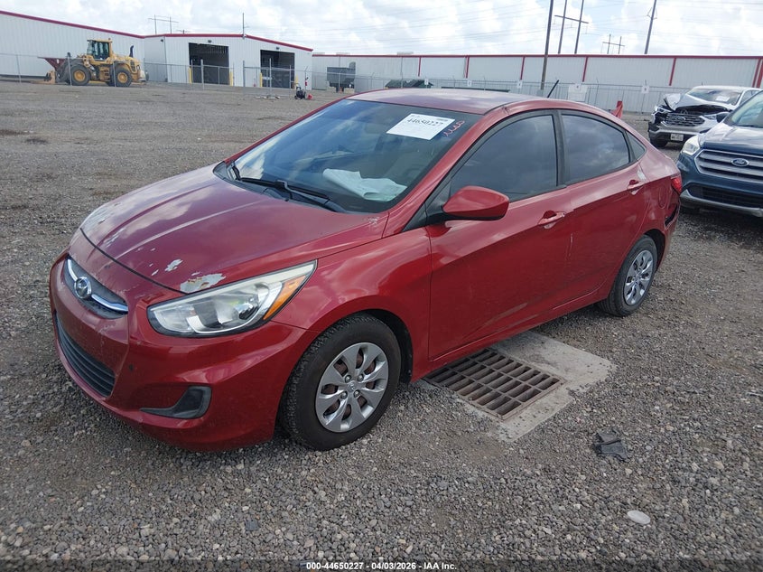 2017 Hyundai Accent VIN KMHCT4AE6HU361710 IAAI salvage auction — LEFT REAR, Wait Title, sold $975 on 2026-07-08 (photo 2)