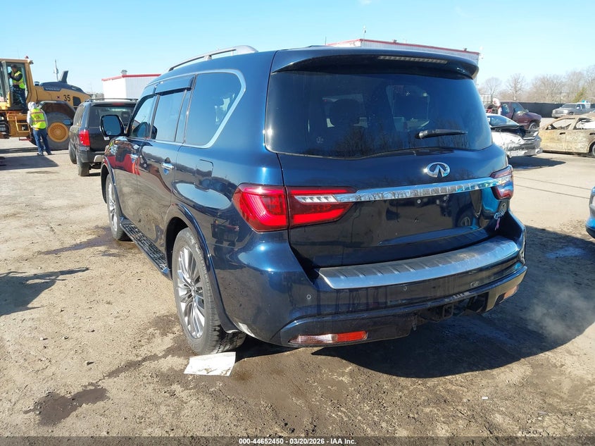 2018 Infiniti Qx80 VIN JN8AZ2NE7J9194246 IAAI salvage auction — FRONT END, Salvage Title, sold $8,600 on 2026-07-22 (photo 3)