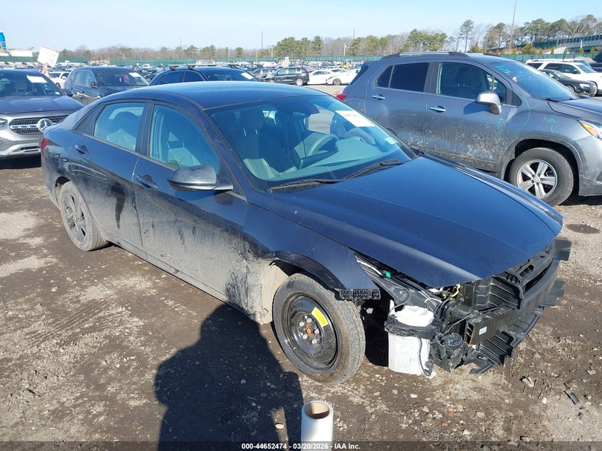 2023 Hyundai Elantra VIN 5NPLM4AG0PH107387 IAAI salvage auction — FRONT END, Salvage Title, sold $4,150 on 2026-07-14 (photo 1)