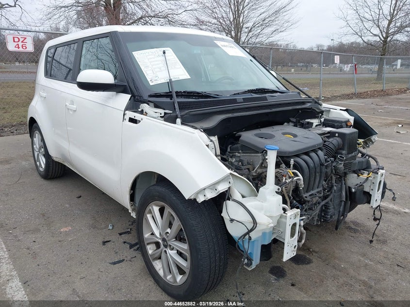 2019 Kia Soul VIN KNDJP3A56K7669993 IAAI salvage auction — FRONT END, Salvage Title, sold $1,600 on 2026-07-06 (photo 1)