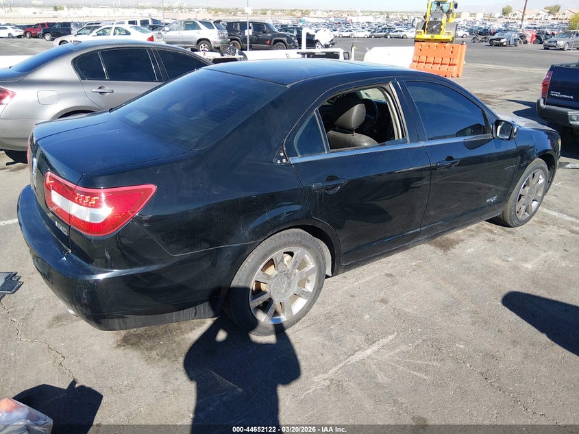 2007 Lincoln Mkz VIN 3LNHM26T27R669347 IAAI salvage auction — NORMAL WEAR, Clear (Nevada), sold $100 on 2026-07-17 (photo 4)