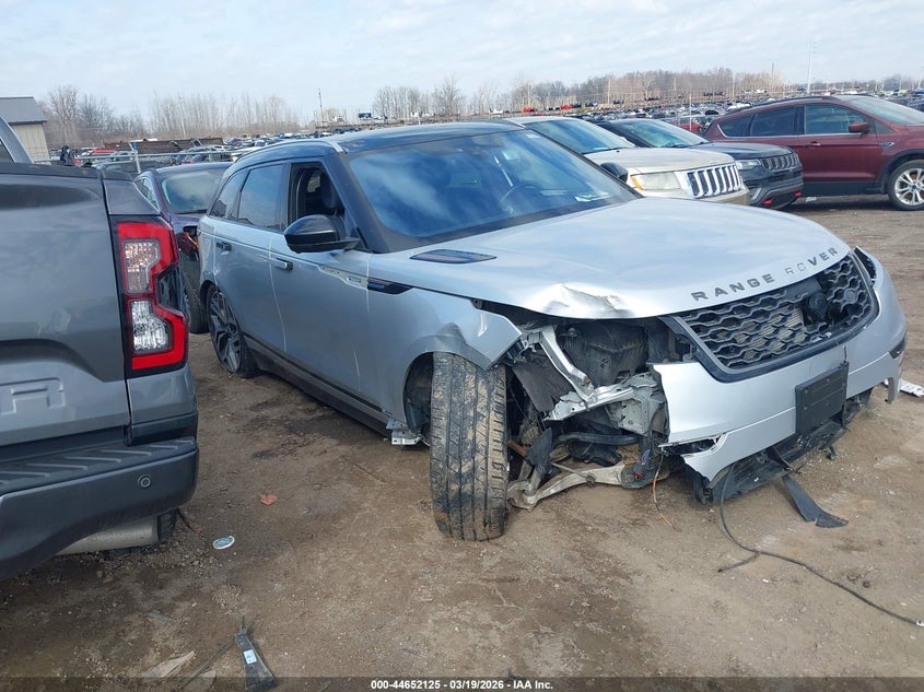2018 Land rover Range rover velar VIN SALYM2RV7JA718019 IAAI salvage auction — FRONT END, Salvage Title, sold $4,825 on 2026-07-09 (photo 1)