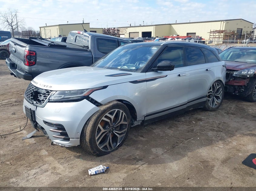 2018 Land rover Range rover velar VIN SALYM2RV7JA718019 IAAI salvage auction — FRONT END, Salvage Title, sold $4,825 on 2026-07-09 (photo 2)