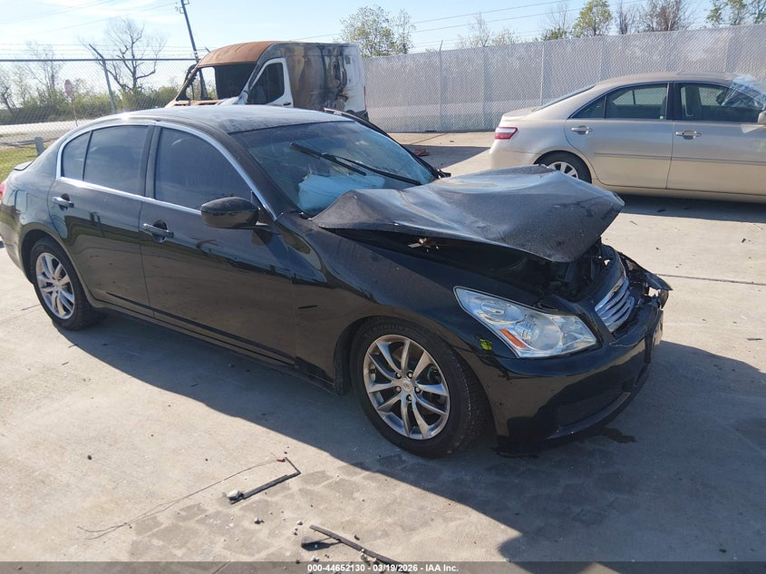 2009 Infiniti G VIN JNKCV61E79M015238 IAAI salvage auction — FRONT END, Salvage (Texas), sold $250 on 2026-07-10 (photo 1)
