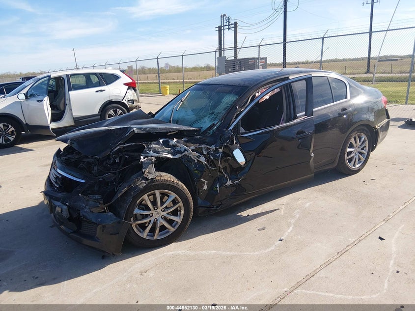 2009 Infiniti G VIN JNKCV61E79M015238 IAAI salvage auction — FRONT END, Salvage (Texas), sold $250 on 2026-07-10 (photo 2)