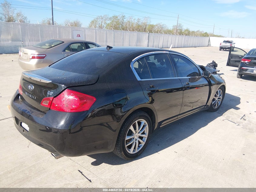 2009 Infiniti G VIN JNKCV61E79M015238 IAAI salvage auction — FRONT END, Salvage (Texas), sold $250 on 2026-07-10 (photo 4)