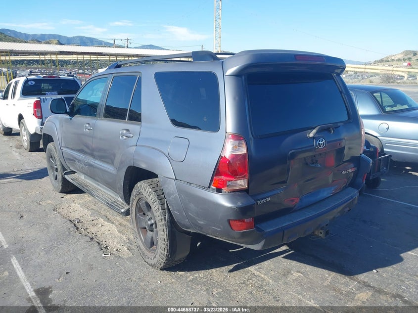 2005 Toyota 4runner VIN JTEZU17R650051477 IAAI salvage auction — FRONT & REAR, Salvage (California), sold $2,250 on 2026-07-15 (photo 3)