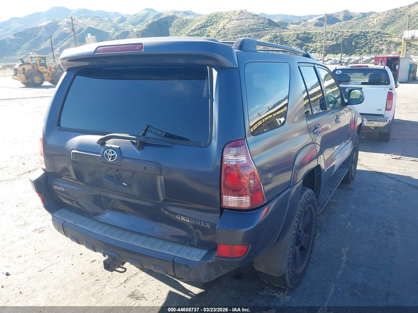 2005 Toyota 4runner VIN JTEZU17R650051477 IAAI salvage auction — FRONT & REAR, Salvage (California), sold $2,250 on 2026-07-15 (photo 4)