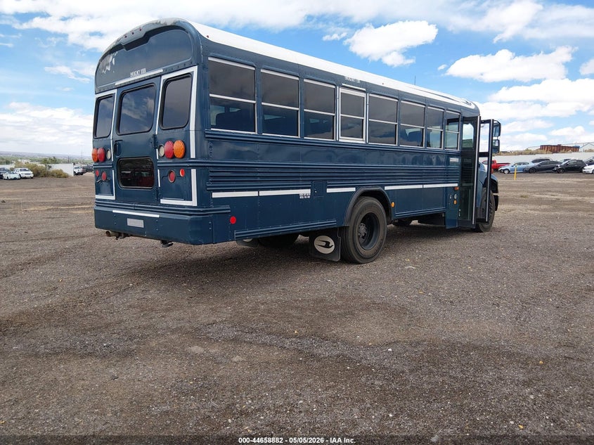 2015 Blue bird School bus / transit bus VIN 1BAKBCPA1FF310502 IAAI salvage auction — SIDE, SF97 (New Mexico), sold $2,050 on 2026-07-08 (photo 4)