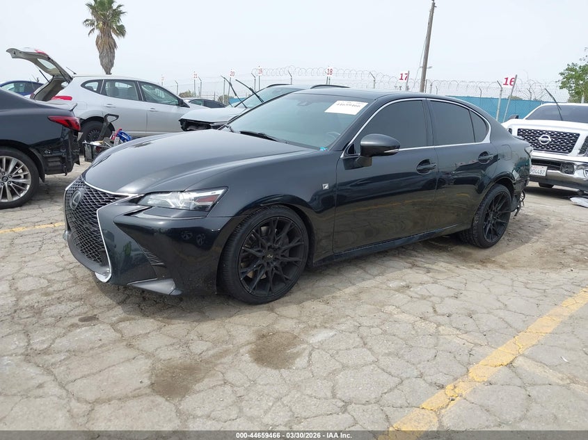 2017 Lexus Gs VIN JTHBZ1BL6HA011326 IAAI salvage auction — LEFT REAR, Wait Title, sold $8,100 on 2026-07-22 (photo 2)