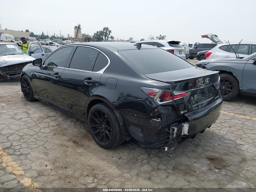 2017 Lexus Gs VIN JTHBZ1BL6HA011326 IAAI salvage auction — LEFT REAR, Wait Title, sold $8,100 on 2026-07-22 (photo 3)
