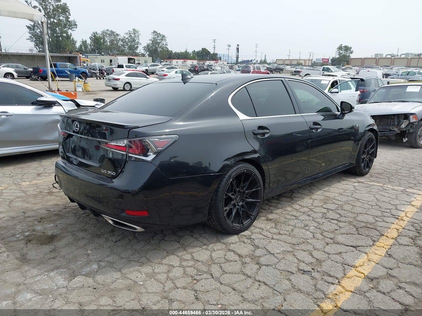 2017 Lexus Gs VIN JTHBZ1BL6HA011326 IAAI salvage auction — LEFT REAR, Wait Title, sold $8,100 on 2026-07-22 (photo 4)