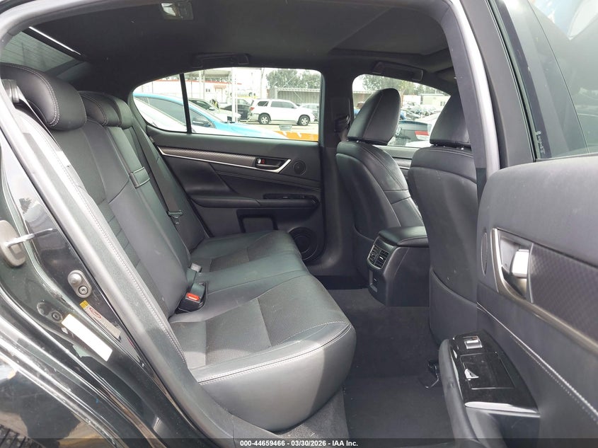 2017 Lexus Gs VIN JTHBZ1BL6HA011326 IAAI salvage auction — LEFT REAR, Wait Title, sold $8,100 on 2026-07-22 (photo 8)