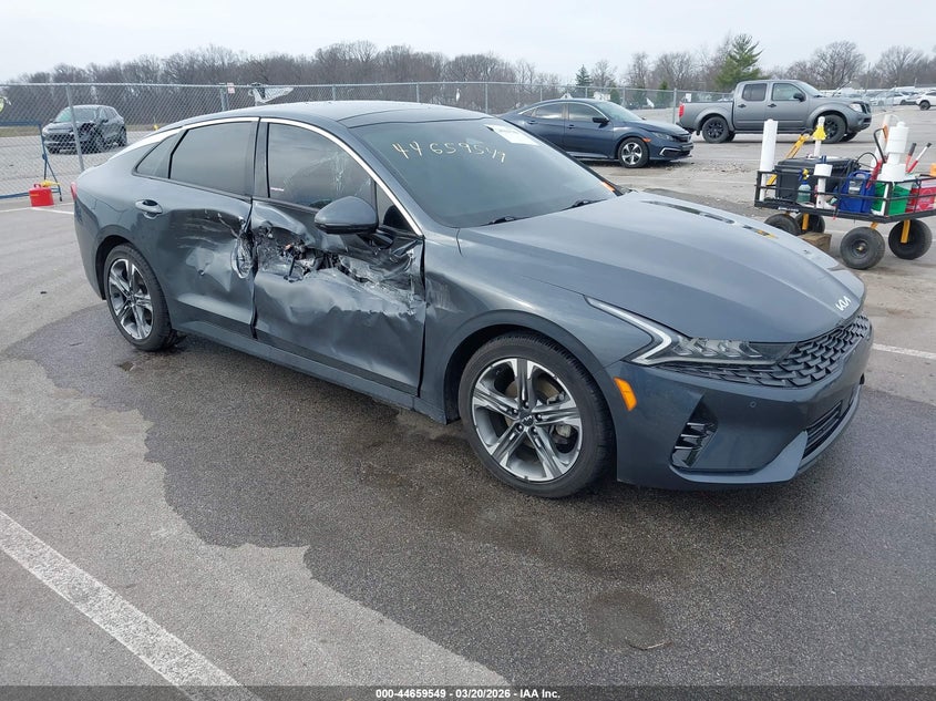 2023 Kia K5 VIN 5XXG34J28PG221836 IAAI salvage auction — RIGHT SIDE, Salvage Title, sold $5,750 on 2026-07-10 (photo 1)
