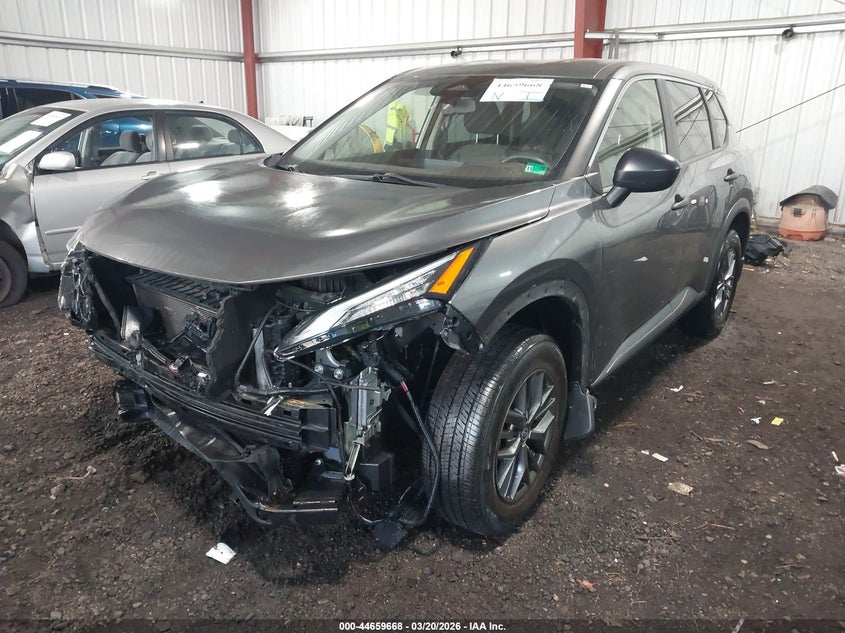 2021 Nissan Rogue VIN JN8AT3AA2MW000545 IAAI salvage auction — FRONT END, Salvage Title, sold $4,400 on 2026-07-09 (photo 2)