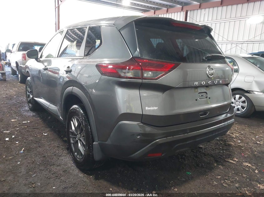 2021 Nissan Rogue VIN JN8AT3AA2MW000545 IAAI salvage auction — FRONT END, Salvage Title, sold $4,400 on 2026-07-09 (photo 3)