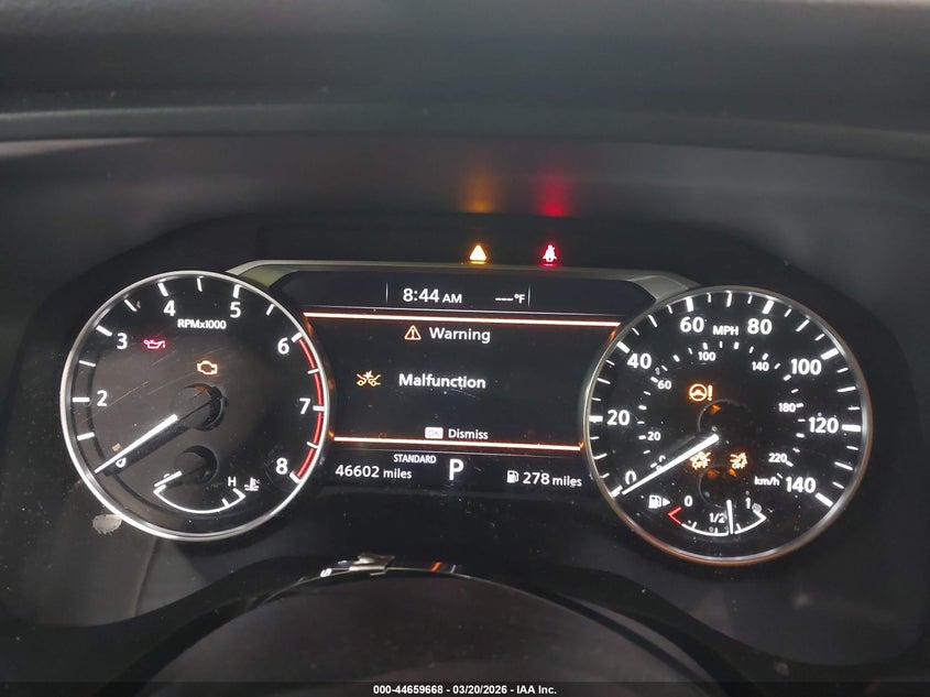 2021 Nissan Rogue VIN JN8AT3AA2MW000545 IAAI salvage auction — FRONT END, Salvage Title, sold $4,400 on 2026-07-09 (photo 7)