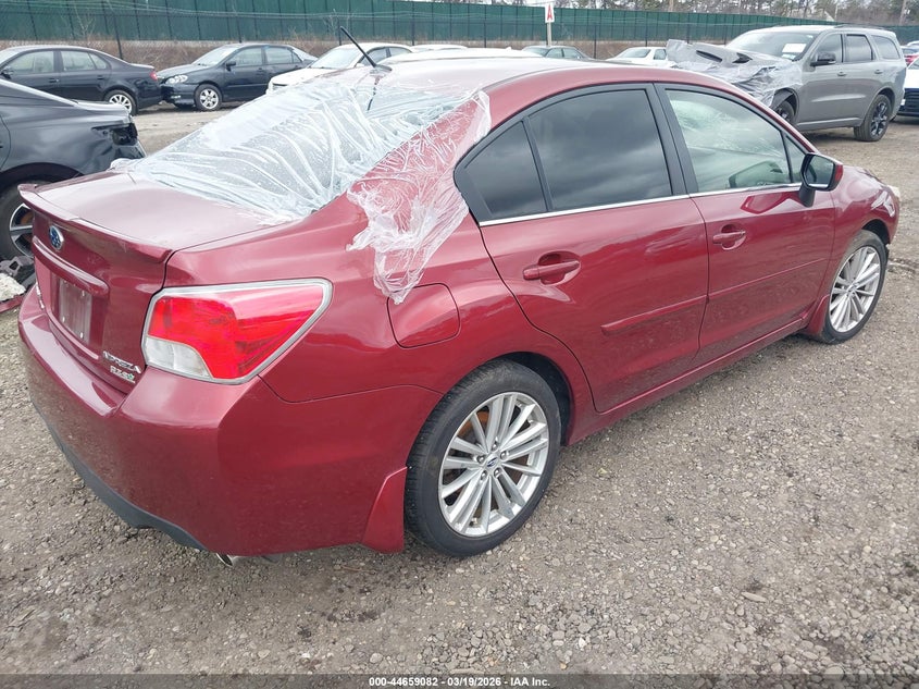 2016 Subaru Impreza VIN JF1GJAF64GH007693 IAAI salvage auction — FRONT & REAR, Salvage Title, sold $1,200 on 2026-07-07 (photo 4)