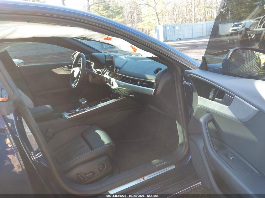 2025 Audi A5 VIN WAUDACF57SA017004 IAAI salvage auction — LEFT SIDE, Salvage (New Jersey), sold $17,975 on 2026-07-08 (photo 5)