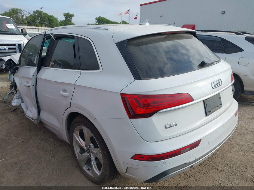 2021 Audi Q5 VIN WA1BAAFYXM2095115 IAAI salvage auction — ALL OVER, Wait Title, sold $4,700 on 2026-07-13 (photo 3)