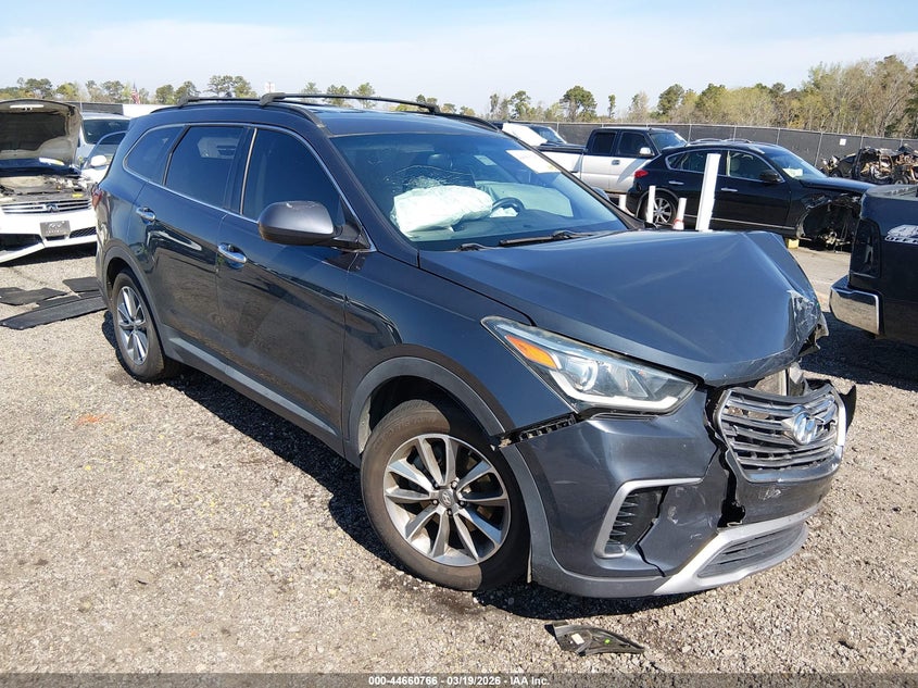 2018 Hyundai Santa fe VIN KM8SM4HF5JU266763 IAAI salvage auction — FRONT END, Salvage (South Carolina), sold $1,600 on 2026-07-22 (photo 1)