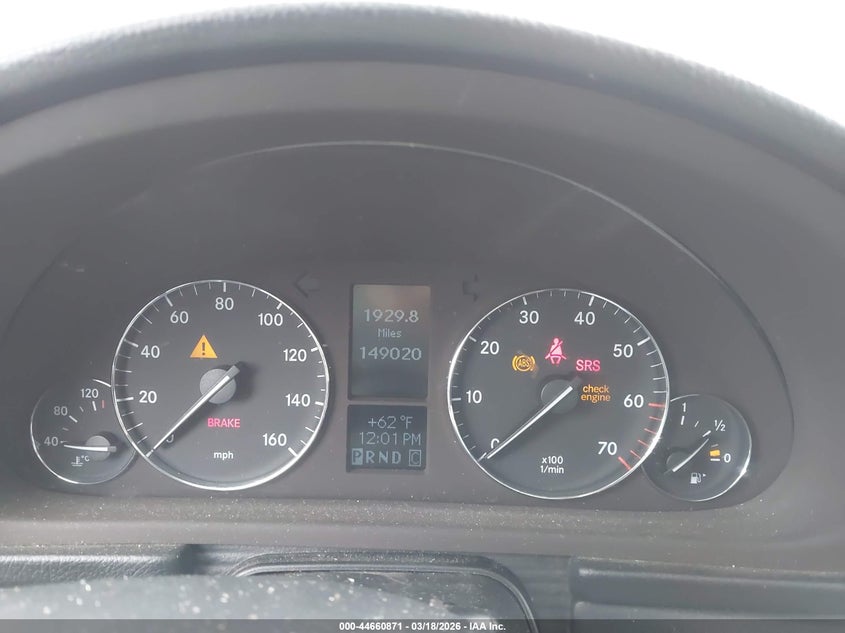 2005 Mercedes-benz C class VIN WDBRH81J25F562412 IAAI salvage auction — RIGHT SIDE, Bill Of Sale (Washington), sold $275 on 2026-08-04 (photo 7)