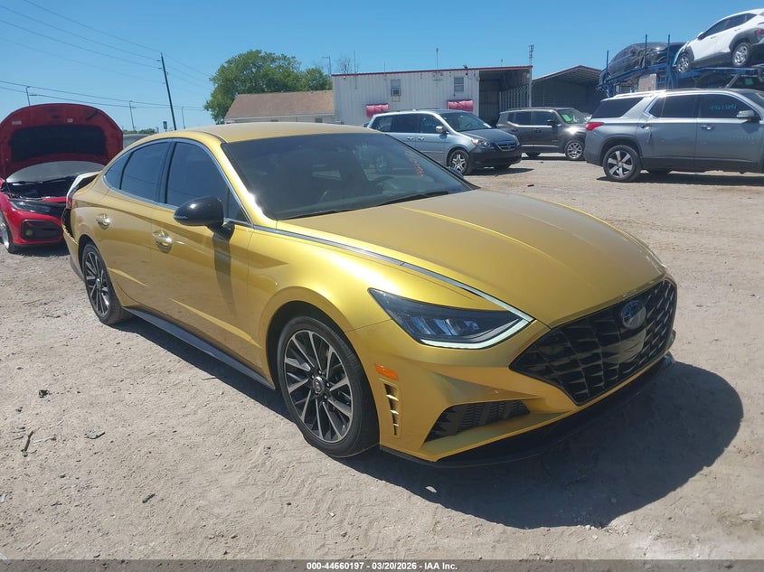 2020 Hyundai Sonata VIN 5NPEJ4J25LH021931 IAAI salvage auction — REAR END, Salvage Title, sold $2,800 on 2026-07-14 (photo 1)