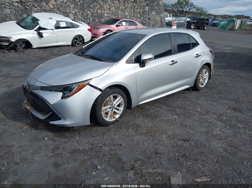2019 Toyota Corolla VIN JTNK4RBE0K3010325 IAAI salvage auction — WATER/FLOOD, Salvage Title, sold $25 on 2026-07-21 (photo 2)