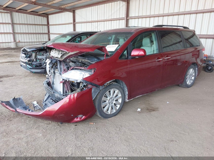 2011 Toyota Sienna VIN 5TDYK3DC1BS055219 IAAI salvage auction — FRONT END, Salvage (Nebraska), sold $2,650 on 2026-07-23 (photo 2)