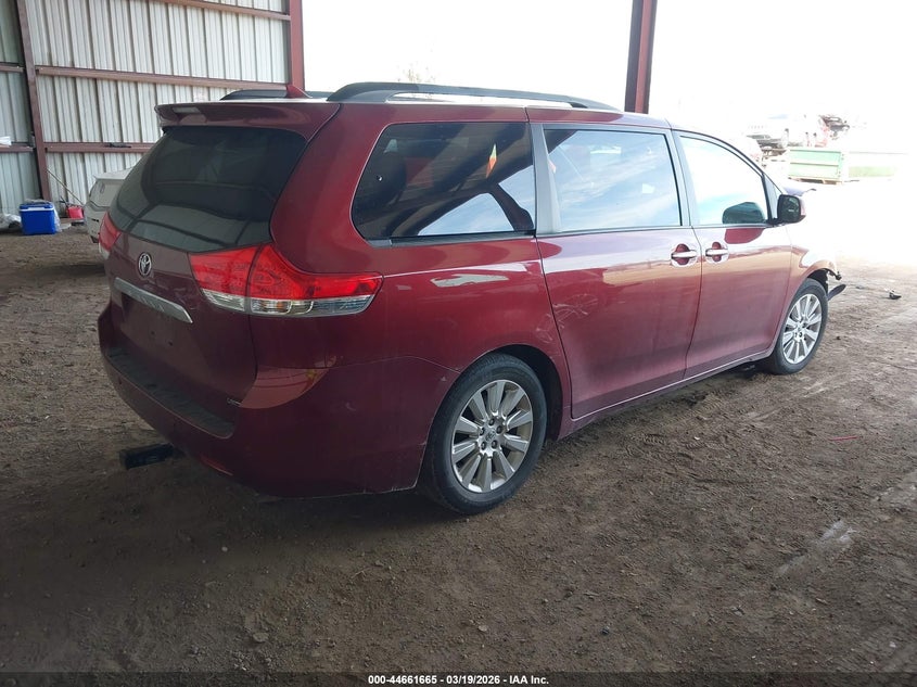 2011 Toyota Sienna VIN 5TDYK3DC1BS055219 IAAI salvage auction — FRONT END, Salvage (Nebraska), sold $2,650 on 2026-07-23 (photo 4)