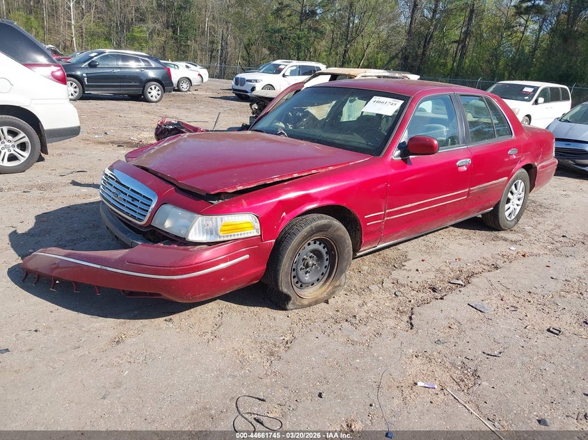 2000 Ford Crown victoria VIN 2FAFP73W2YX105897 IAAI salvage auction — FRONT & REAR, Salvage (Mississippi), sold $175 on 2026-07-08 (photo 2)