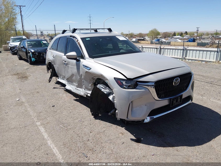 2024 Mazda Cx-90 VIN JM3KKEHA0R1160682 IAAI salvage auction — LEFT & RIGHT, Salvage (New Mexico), sold $6,300 on 2026-07-27 (photo 1)