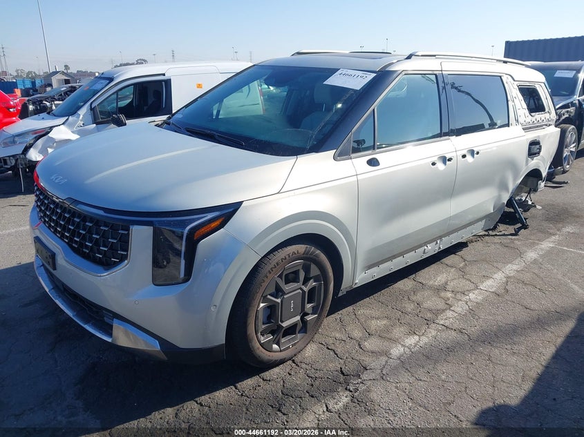 2026 Kia Carnival VIN KNDNE5KAXT6124367 IAAI salvage auction — REAR END, Salvage Title, sold $16,500 on 2026-07-23 (photo 2)