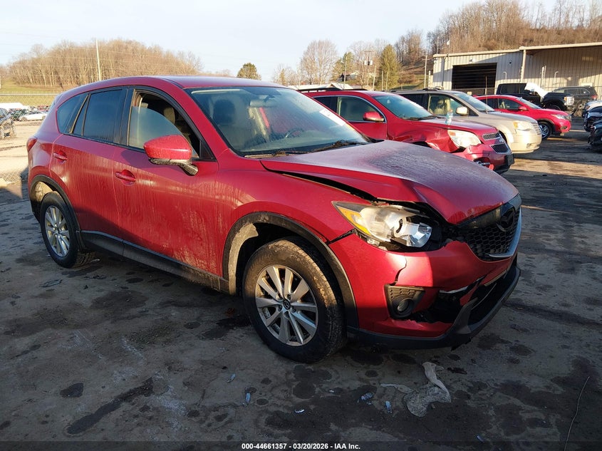 2014 Mazda Cx-5 VIN JM3KE4CY3E0390173 IAAI salvage auction — FRONT END, Salvage Title, sold $2,000 on 2026-07-23 (photo 1)