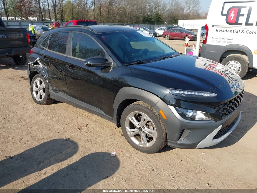 2022 Hyundai Kona VIN KM8K62AB0NU827978 IAAI salvage auction — RIGHT SIDE, Salvage Title, sold $4,750 on 2026-07-22 (photo 1)