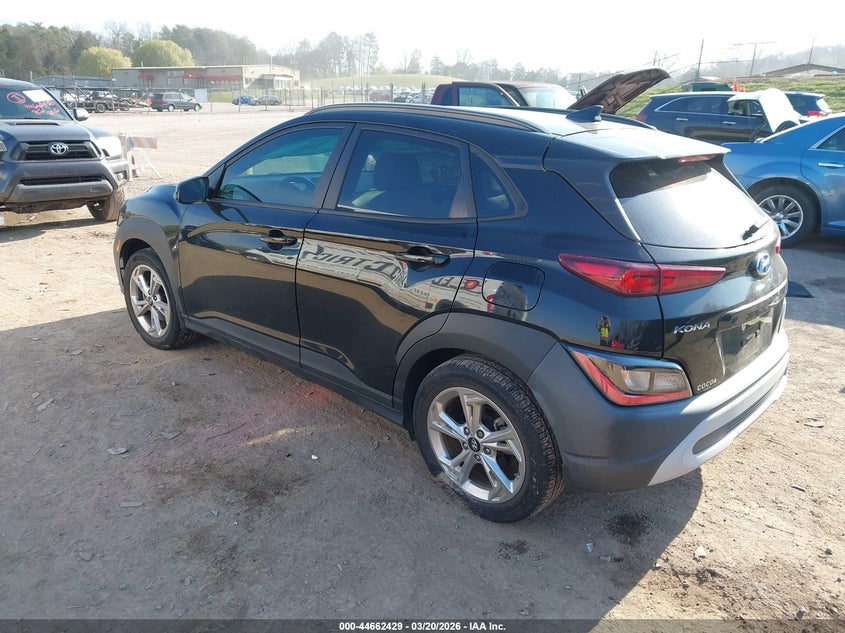 2022 Hyundai Kona VIN KM8K62AB0NU827978 IAAI salvage auction — RIGHT SIDE, Salvage Title, sold $4,750 on 2026-07-22 (photo 3)