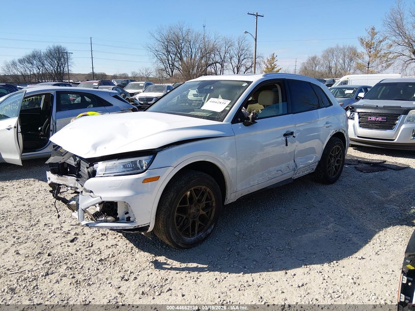 2018 Audi Q5 VIN WA1ANAFY3J2029548 IAAI salvage auction — FRONT END, Salvage (Ohio), sold $2,550 on 2026-07-29 (photo 2)