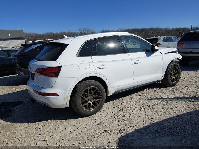 2018 Audi Q5 VIN WA1ANAFY3J2029548 IAAI salvage auction — FRONT END, Salvage (Ohio), sold $2,550 on 2026-07-29 (photo 4)