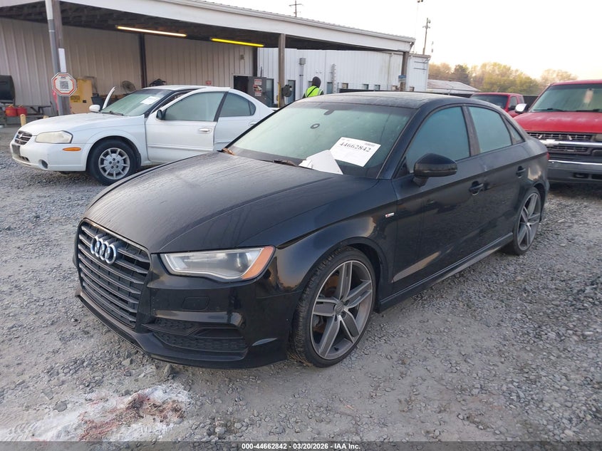 2016 Audi A3 VIN WAUA7GFF9G1072014 IAAI salvage auction — RIGHT FRONT, Salvage Title, sold $700 on 2026-07-20 (photo 2)