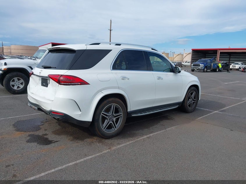 2021 Mercedes-benz Gle VIN 4JGFB4JE8MA421076 IAAI salvage auction — Rear, Salvage, sold $18,200 on 2026-08-18 (photo 4)