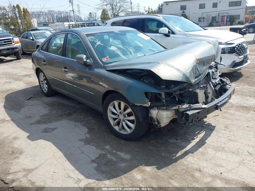 2007 Hyundai Azera VIN KMHFC46F77A189363 IAAI salvage auction — FRONT END, Salvage (Rhode Island), sold $25 on 2026-07-28 (photo 1)