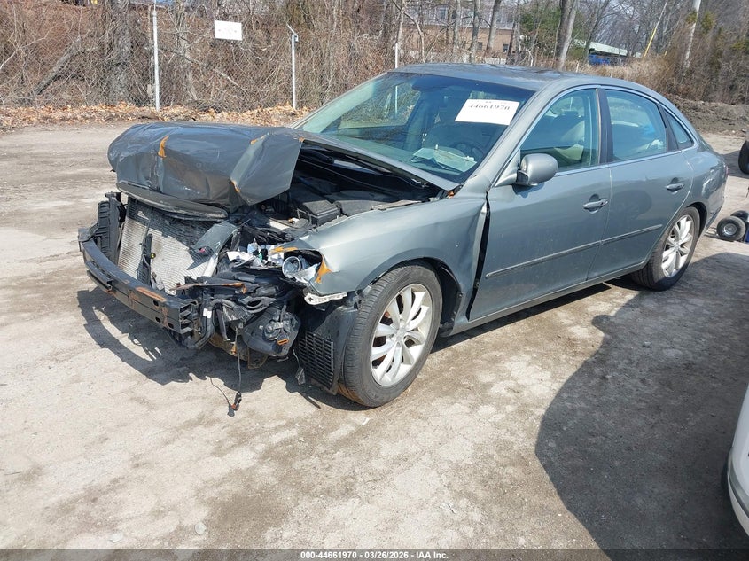 2007 Hyundai Azera VIN KMHFC46F77A189363 IAAI salvage auction — FRONT END, Salvage (Rhode Island), sold $25 on 2026-07-28 (photo 2)