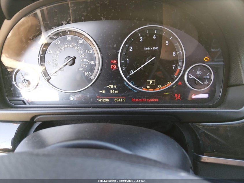 2015 BMW 5er VIN WBA5A5C5XFD513603 IAAI salvage auction — SIDE, Salvage Title, sold $400 on 2026-07-23 (photo 7)