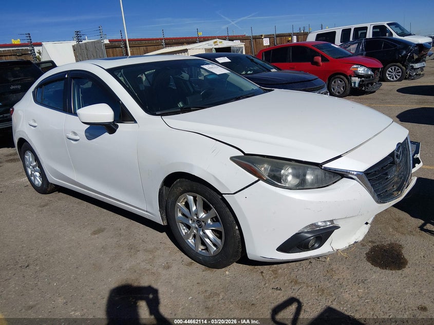 2016 Mazda 3 VIN JM1BM1X74G1312672 IAAI salvage auction — FRONT END, Salvage Title, sold $700 on 2026-07-15 (photo 1)