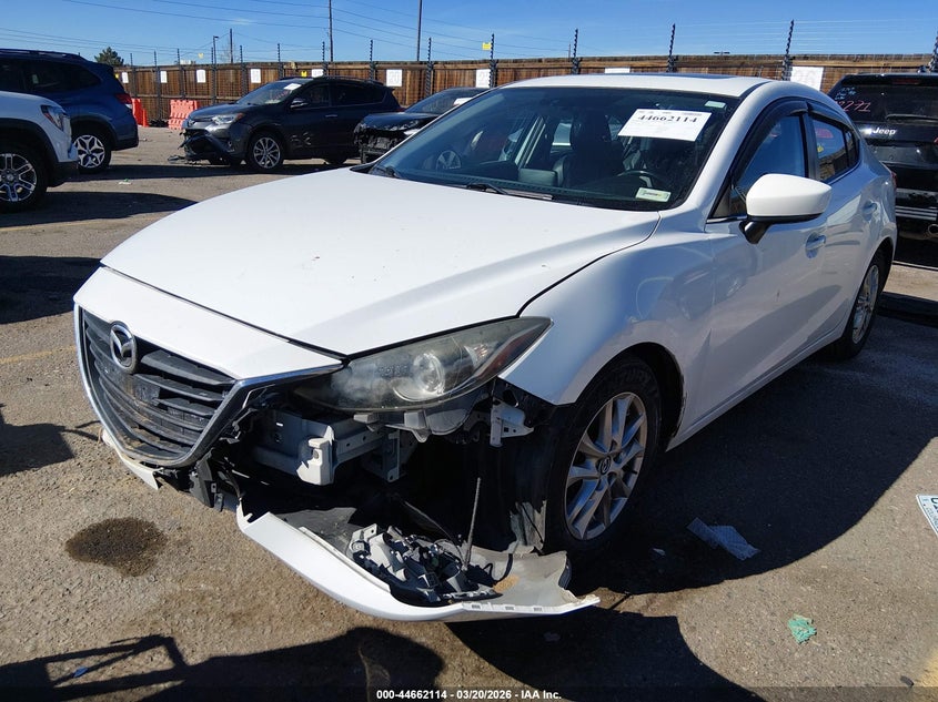 2016 Mazda 3 VIN JM1BM1X74G1312672 IAAI salvage auction — FRONT END, Salvage Title, sold $700 on 2026-07-15 (photo 2)