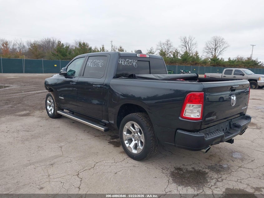 2019 Ram 1500 VIN 1C6SRFFT5KN681384 IAAI salvage auction — FRONT END, Salvage Title, sold $9,100 on 2026-08-22 (photo 3)
